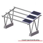Metal Galvanized Solar Power Parking Lot , Flexible 1-20kw Solar Panel Parking