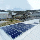 60deg Roof 0.5mm Solar PV Mounting Systems Wind Load 130mph