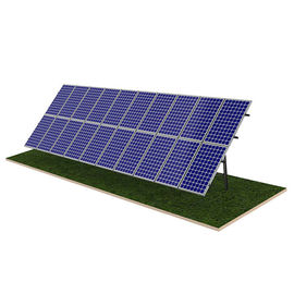 Un buon prezzo. Sistema di montaggio del tracker solare a doppio asse Sistema di montaggio a terra Kit di tracciamento solare in linea