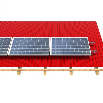 Un buon prezzo. 0° ai supporti di attacco solari piani riutilizzabili inossidabili tipici dell'installazione facile 15° e rapida per i sistemi della pianta di PV in linea