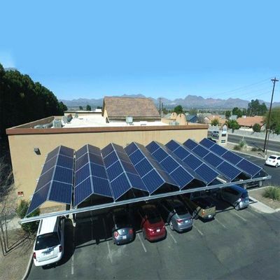 Un buon prezzo. Sul Carport solare 60kw di To130mph per il sistema del montaggio di messa a terra di parcheggio del parcheggio coperto in linea