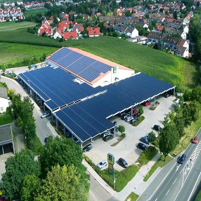 Un buon prezzo. Sistemi solari prefabbricati ad alta intensità verticali di tormento del Carport di Horizental in linea