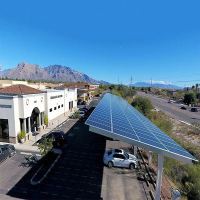 Un buon prezzo. La terra aperta dell'installazione di configurazione di facilità ha anodizzato i supporti di attacco di alluminio del Carport di PV in linea