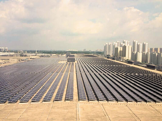 qualità 25 Anni Longevità Fotovoltaico Tetto Montaggio Progettato Applicazione Tetto Pannello Solare Supporto Telaio fabbrica