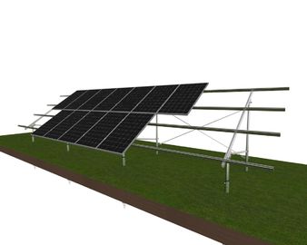Un buon prezzo. Apra l'argento solare di velocità del vento del fondamento 60m/S della vite dei sistemi di PV montato terra del campo in linea