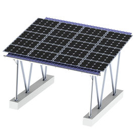 Un buon prezzo. L'acciaio solare residenziale a terra del corredo del Carport inquadra il fondamento del blocco in calcestruzzo in linea
