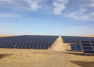 Un buon prezzo. I sostegni a terra dei sistemi del montaggio del pannello solare d'acciaio hanno frantumato il colore su misura mucchio della pianta in linea