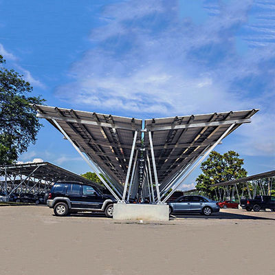 Un buon prezzo. Sistemi solari su misura del Carport di PV che montano - anticorrosivo a terra aperto del sostegno in linea