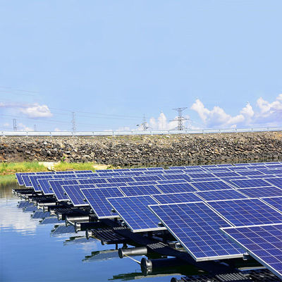 Un buon prezzo. Elettricità rinnovabile dei sistemi solari di Pv montata terra complementare leggera di pesca in linea