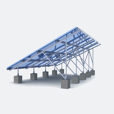 Un buon prezzo. Scala a terra di utilità di sistemi del montaggio del pannello solare Frameless alluminio anodizzato inclinazione fisso 50 Mw in linea