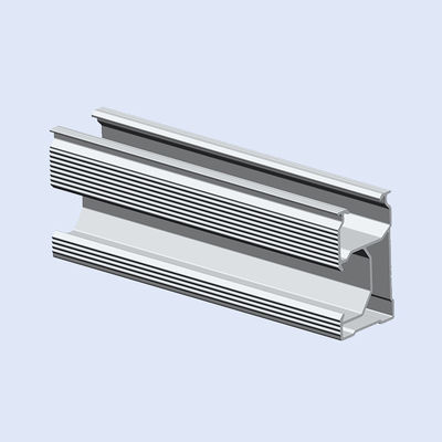 Un buon prezzo. Ferrovia scanalata alluminio espelsa per i sistemi fotovoltaici OEM del montaggio del modulo in linea