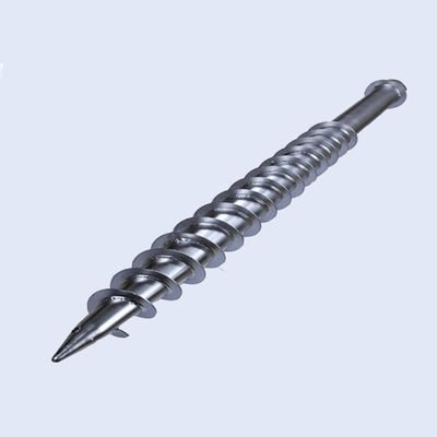 Un buon prezzo. La vite a terra d'argento accatasta l'ancora elicoidale della terra dell'acciaio galvanizzata Q235 76MM in linea