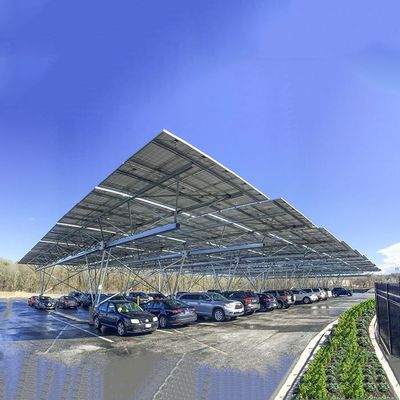 Un buon prezzo. Carport solare d'acciaio galvanizzato caldo di 10KW 30KW PV in linea