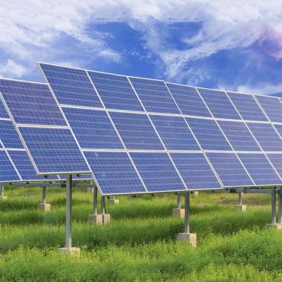Un buon prezzo. Sistema montato al suolo di racking di acciaio inossidabile PV in linea