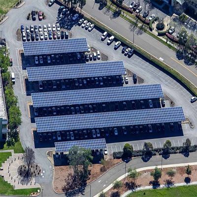 Un buon prezzo. Il pannello Frameless apre la terra Q345 sistemi del montaggio da 6063 PV per il Carport in linea