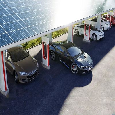 Alluminio anodizzato fuori sul corredo solare residenziale del carport di PV di griglia