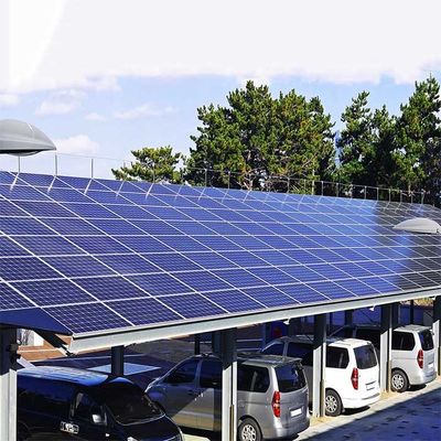 Il parcheggio solare anodizzato galvanizzato dell'automobile del pannello di PV tormenta