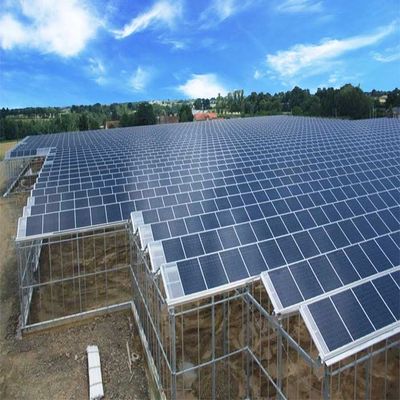 Un buon prezzo. L'agricoltura del terreno coltivabile ha frantumato il sistema montato di PV per la serra in linea