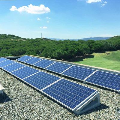 Un buon prezzo. Supporto solare galvanizzato d'argento inossidabile leggero del modulo del sistema PV del montaggio di profilo d'acciaio in linea