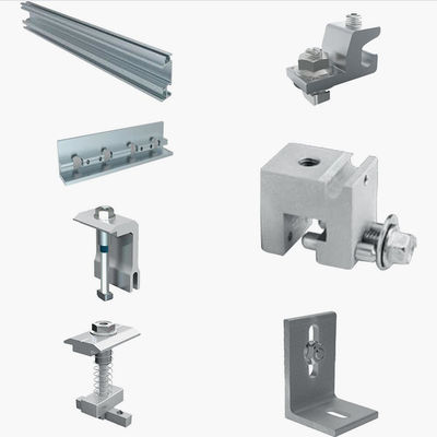 Tetto & forte struttura di pannello di montaggio solare al suolo dell'OEM di resistenza degli accessori per le pile solari di PV