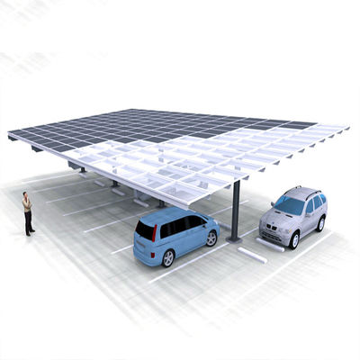 Un buon prezzo. Vertical & horizental Frameless Panel Open Ground PV Mounting Systems For Carport in linea