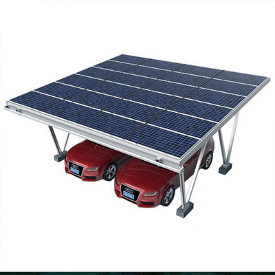 L'alta stabilità all'aperto ha galvanizzato la tettoia solare di parcheggio dell'automobile del sistema del montaggio del pannello fotovoltaico impermeabile
