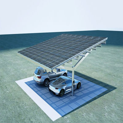 Il parcheggio solare su misura dell'automobile del Carport del pannello di dimensione 42m/s Max Wind Spees PV tormenta
