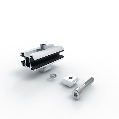 Morsetto solare di vetro dell'estremità del modulo del doppio T5 di AL 6005 della lega di alluminio