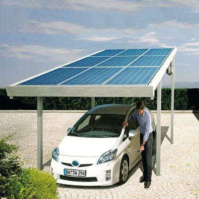 Un buon prezzo. Sistemi solari ad alta resistenza del Carport della struttura d'acciaio di chilowatt HDG di 10 chilowatt 30 in linea