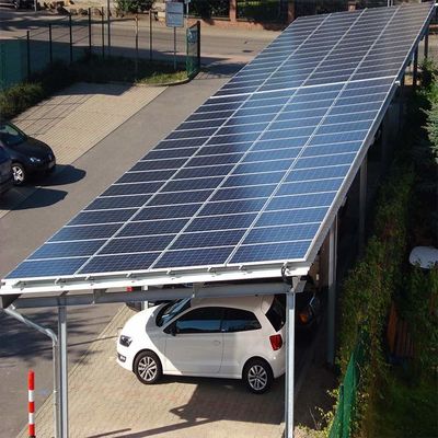 Un buon prezzo. Il Carport solare residenziale galvanizzato della immersione calda struttura fuori sulla griglia in linea