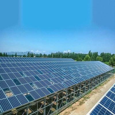 Un buon prezzo. Carico di vento della struttura di montaggio di PV della serra di protezione della ruggine 60m/s in linea