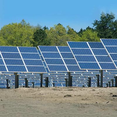 Un buon prezzo. Q235B galvanizzato di montaggio a terra Q345B sopra fuori dai sostegni del pannello solare di griglia in linea