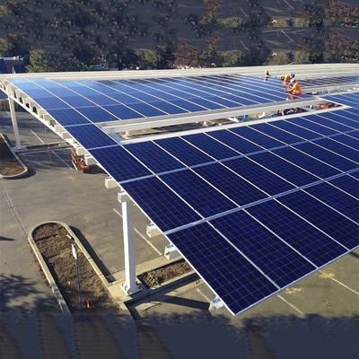 Un buon prezzo. Struttura solare della staffa solare del sistema di montaggio solare del posto auto coperto multifunzionale impermeabile in linea