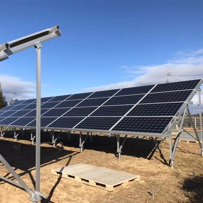 Un buon prezzo. Immersione calda montaggio a terra solare di montaggio fotovoltaico d'acciaio del sistema galvanizzato Q345B/di Q235B - sostegno in linea