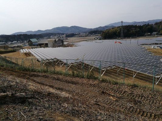 Struttura solare galvanizzata di messa a terra di Q235B Q345B del montaggio del sostegno solare a terra solare del sistema