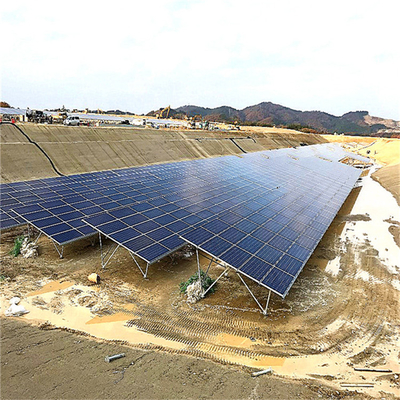 Un buon prezzo. Montaggio di pannello solare semplice del sistema del montaggio del terrazzo di messa a terra della costruzione del ODM dell'OEM - sostegno in linea
