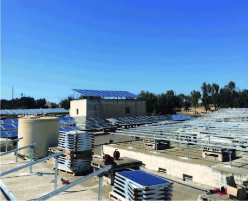 Acciaio galvanizzato della immersione calda e sostegno impermeabile del sistema del montaggio di messa a terra del pannello solare