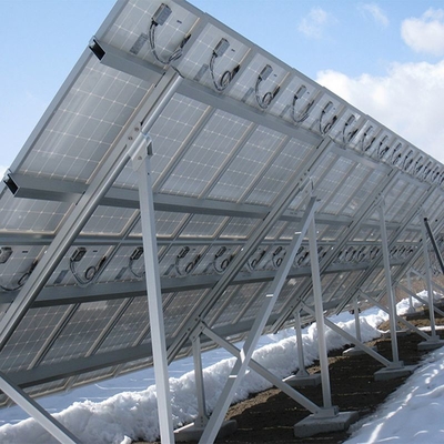 Un buon prezzo. Sistema di montaggio a terra solare fotovoltaico in acciaio galvanizzato a caldo in alluminio CY in linea