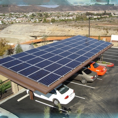 Un buon prezzo. Sistema di montaggio solare montato solare del carport solare della struttura di messa a terra di tormento del Carport di alluminio in linea