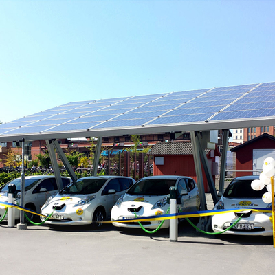 Un buon prezzo. Terra solare del sistema del montaggio del Carport del modulo di Pv montata per la struttura solare di parcheggio dell'automobile in linea